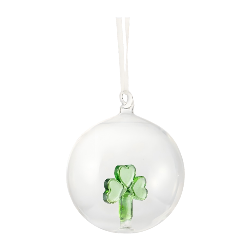 8cm Hand-blown Christmas Glass Ornament Set
