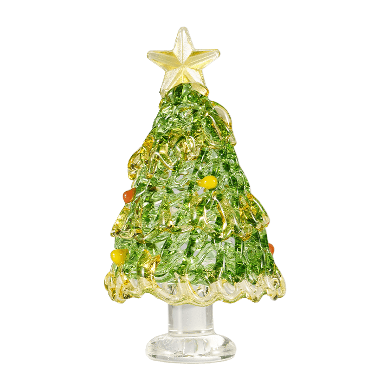 Ornament ng Dekorasyon na Christmas Tree na Salamin sa Kamay