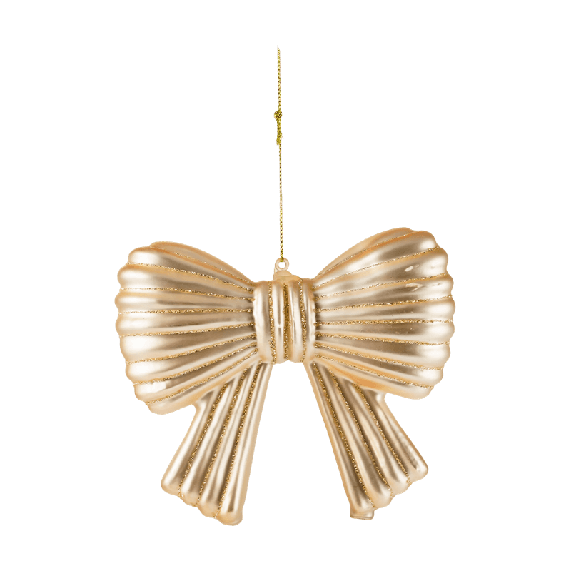 Christmas Glitter Bow Ornament Hanging Dekorasyon