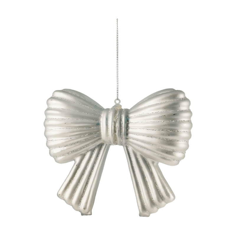 Christmas Glitter Bow Ornament Hanging Dekorasyon