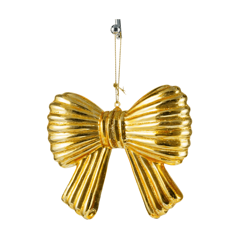 Christmas Glitter Bow Ornament Hanging Dekorasyon