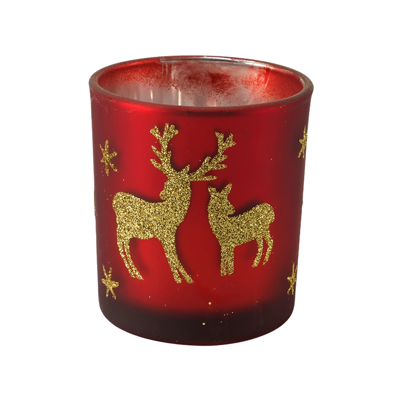 Koleksyon ng Maligaya na Glass Candle Holder