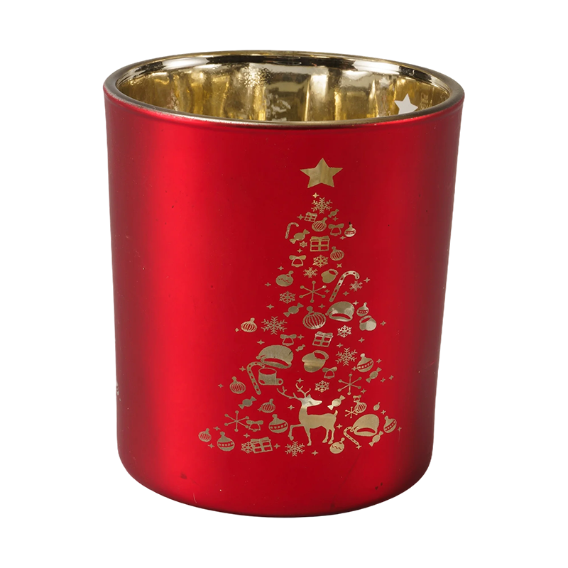 Koleksyon ng Maligaya na Glass Candle Holder