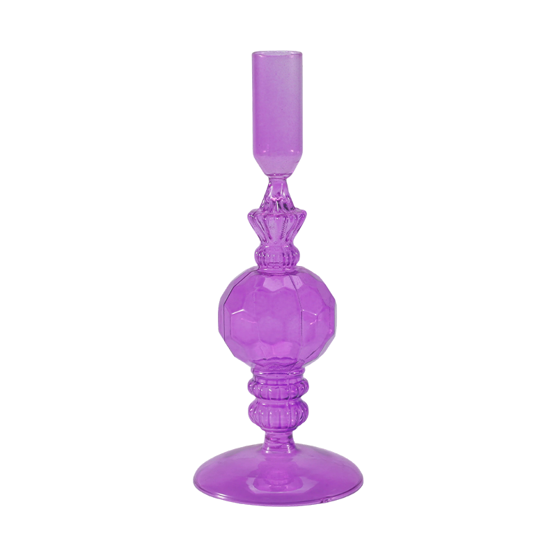 18cmColorful Glass Candle Holder Collection