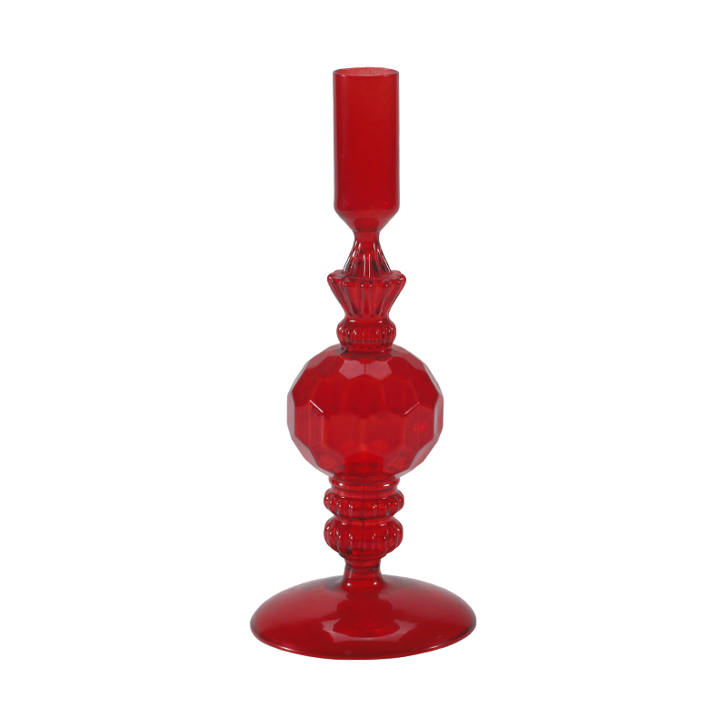 18cmColorful Glass Candle Holder Collection