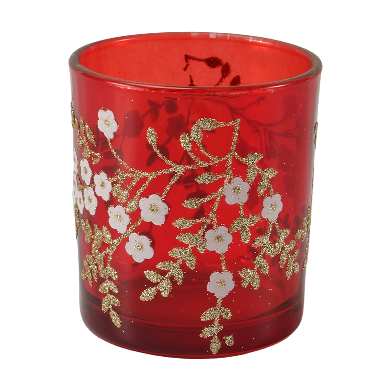 Koleksyon ng Maligaya na Glass Candle Holder