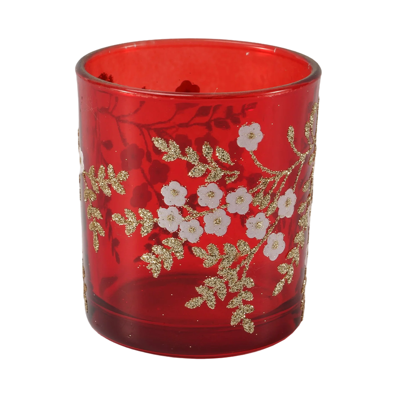 Koleksyon ng Maligaya na Glass Candle Holder