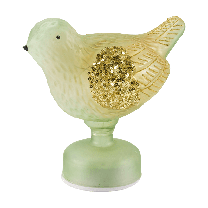 Glitter/Sequin Decorative Bird Tabletop Light (may LED)