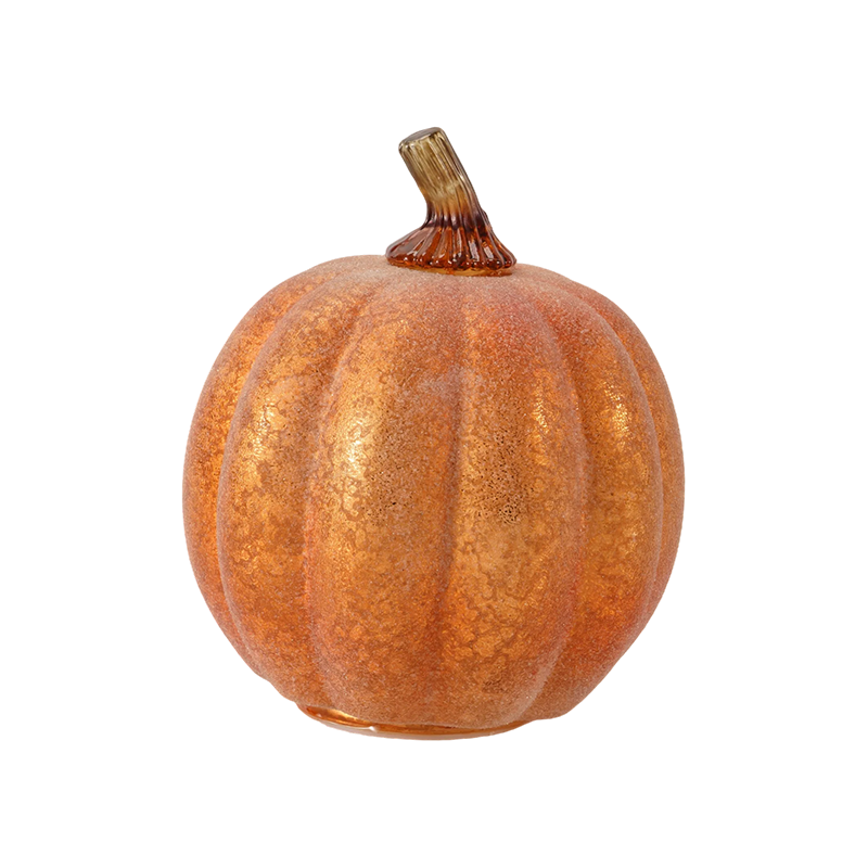 Flocked Pear-shaped Gourd / Metallic Glitter Pumpkin Decor
