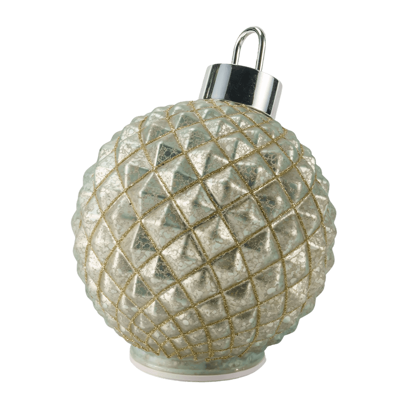 Textured Glass Christmas Bauble (Ribbed / Diamond Quilted Styles)