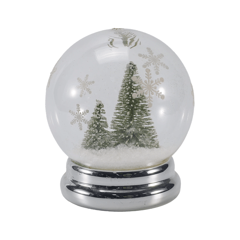 Festive Glass Cloche at Globe Light (Angel / Nativity / Christmas Tree / Deer Forest Styles)