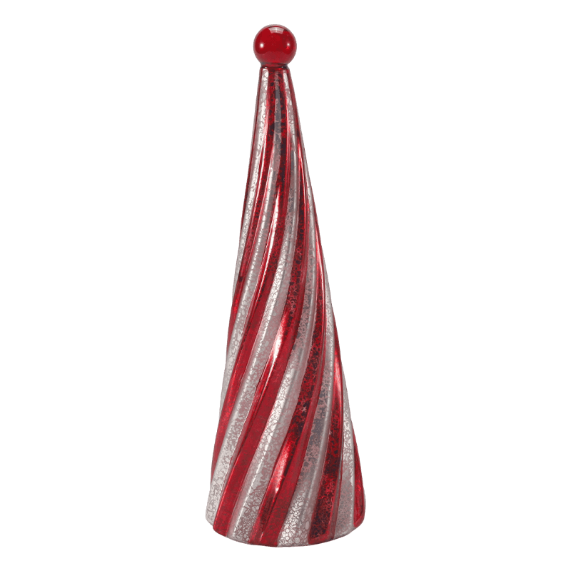10*20 cm& 10*25cm at 10*30cm Vintage Mercury Glass Swirl Christmas Tree