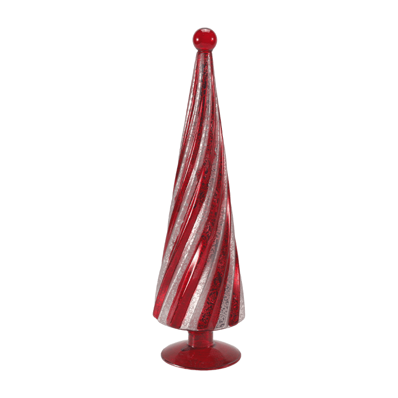 10*20 cm& 10*25cm at 10*30cm Vintage Mercury Glass Swirl Christmas Tree