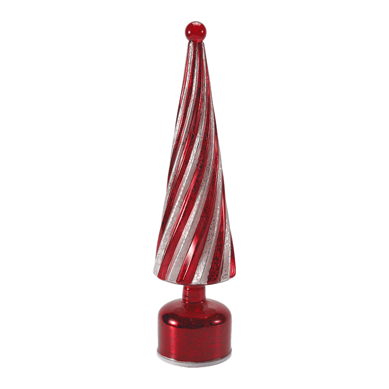 10*20 cm& 10*25cm at 10*30cm Vintage Mercury Glass Swirl Christmas Tree