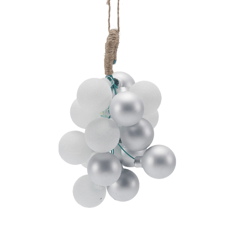 Grape Cluster Glass Christmas Ornament