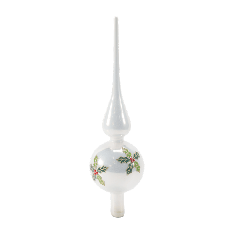 Hand-Blown Glass Christmas Tree Topper