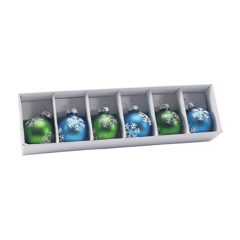 Premium Glass Christmas Ball Ornament Set