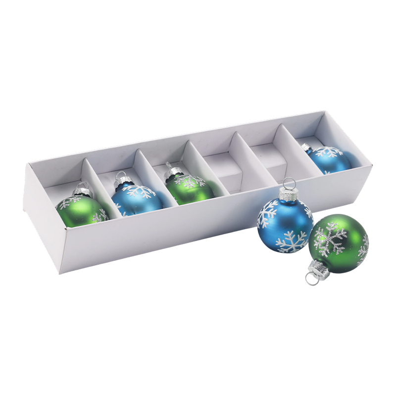 Premium Glass Christmas Ball Ornament Set
