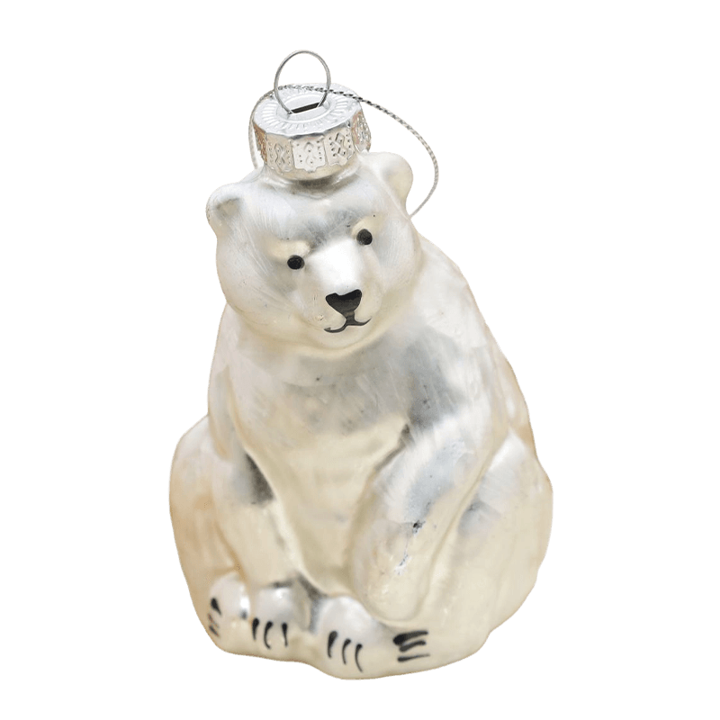 Hugis Hayop na Christmas Glass Ornament Hanging Decor