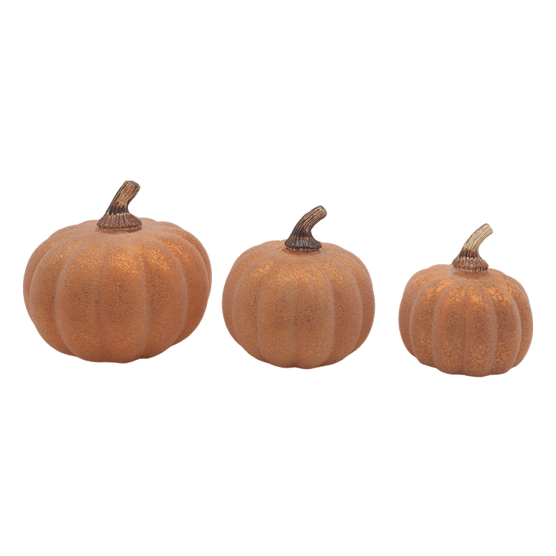 10*11.5cm at 12*15cm Halloween LED Glass Pumpkin Lamp Ornament ng Tabletop