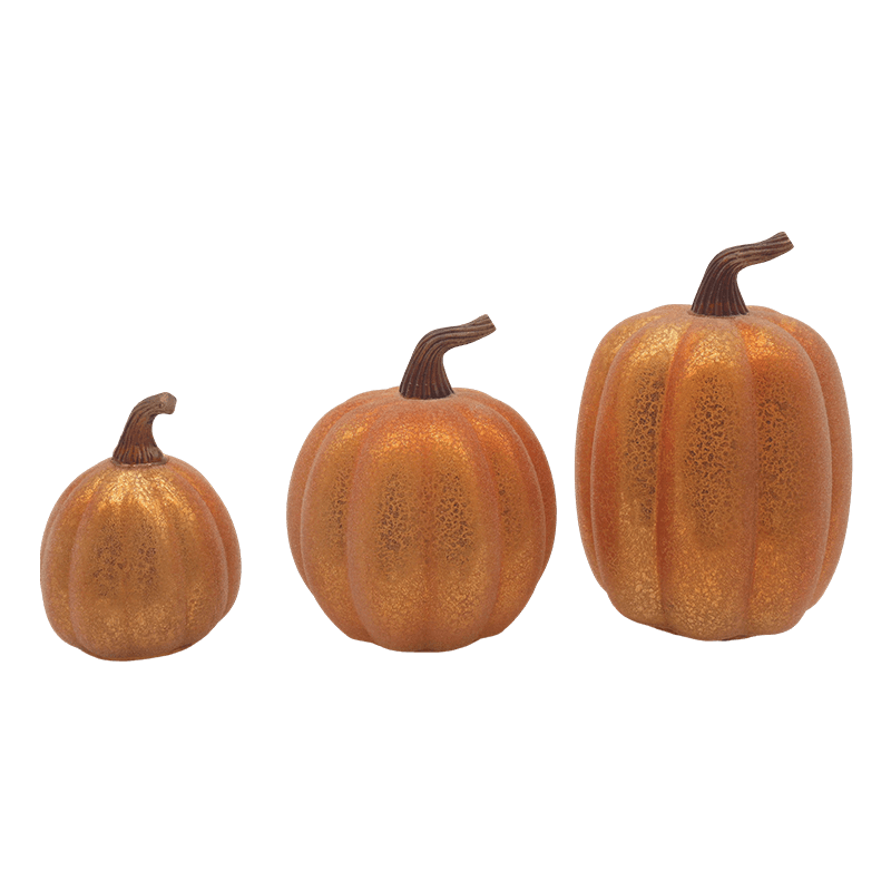 10*11.5cm at 12*15cm Halloween LED Glass Pumpkin Lamp Ornament ng Tabletop